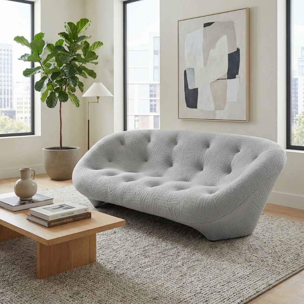 Ligne Roset Ploum Large Appa Ulster High-Back Sofa