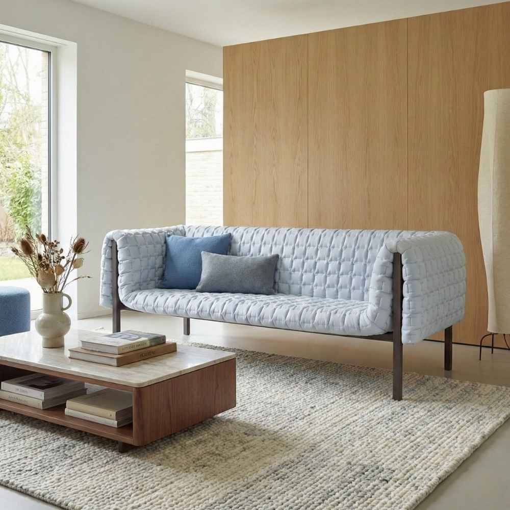 Ligne Roset Ruché Blue Large Sofa