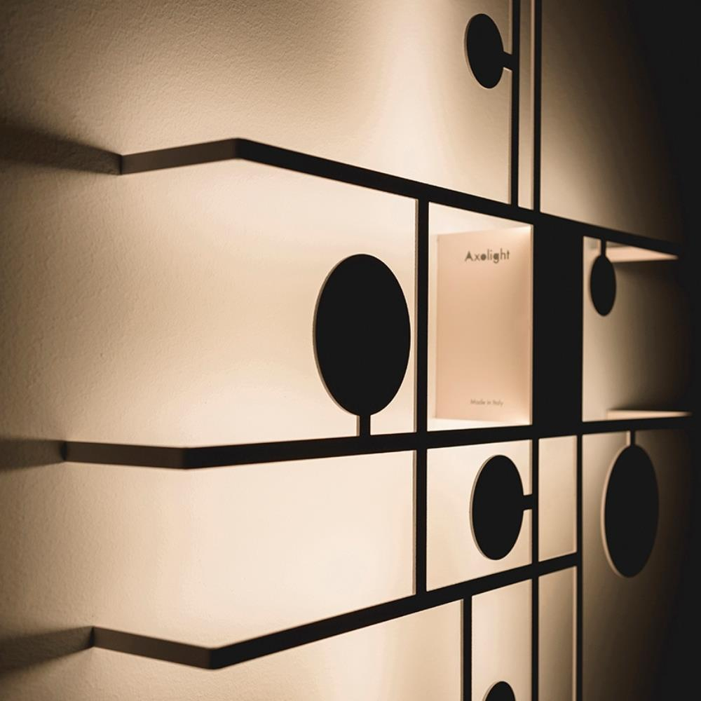 Axolight Manifesto Intense Black Sconce