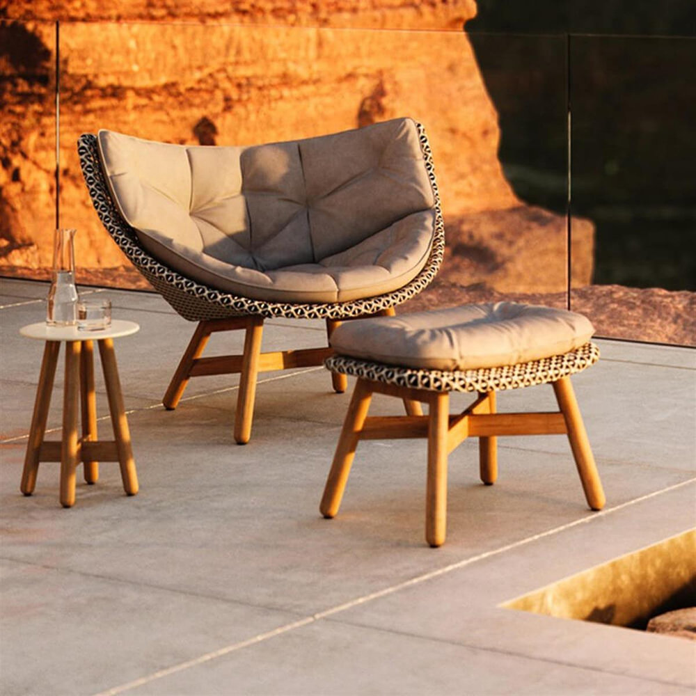 Dedon Mbrace Spice Footstool