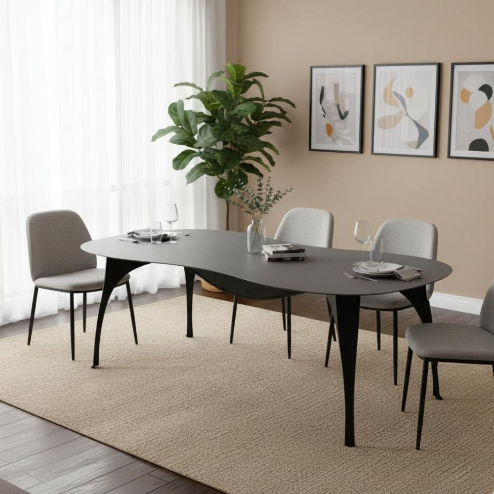 Moroso No Waste Anthracite Rectangular Table