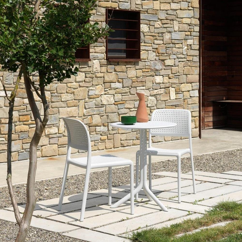 Nardi Bora Step Bianco Table Set