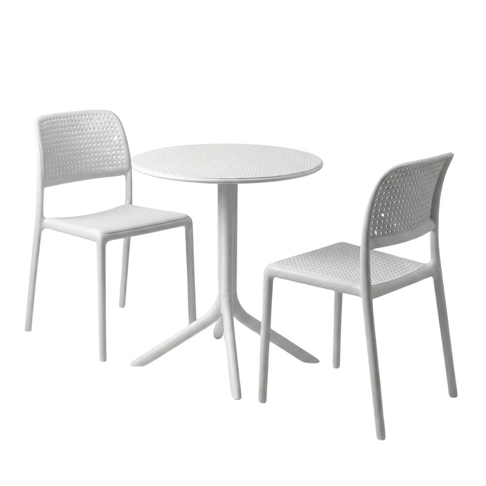 Nardi Bora Step Bianco Table Set