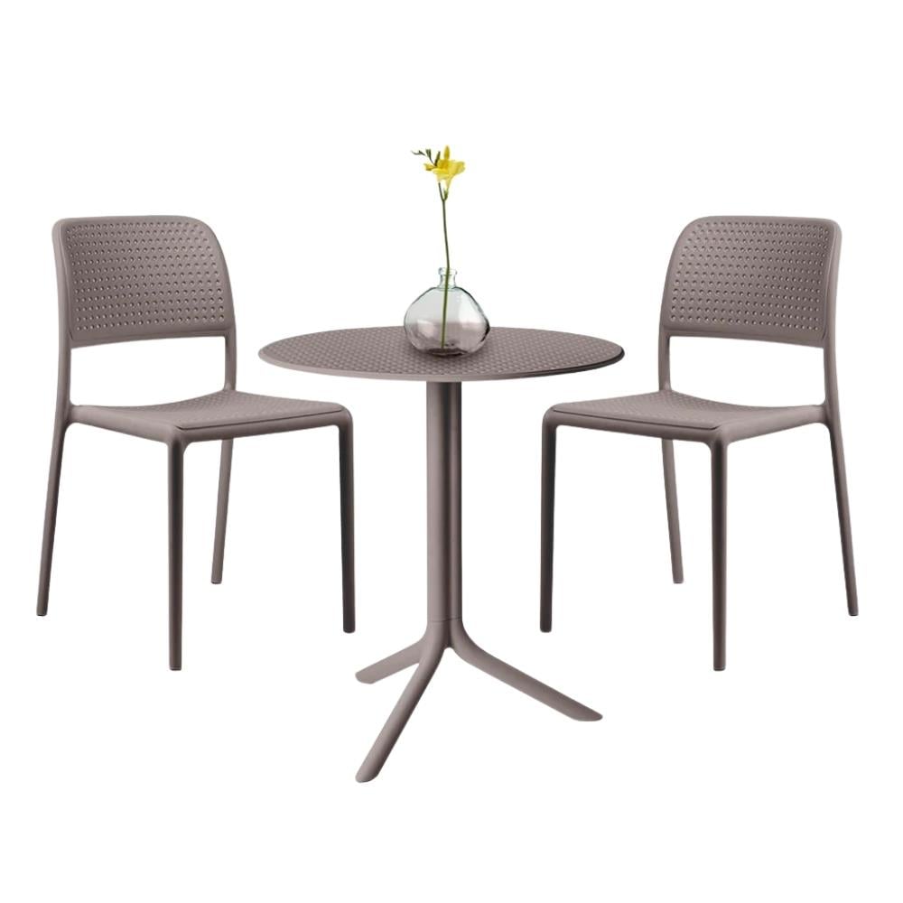 Nardi Bora Step Tortora Table Set