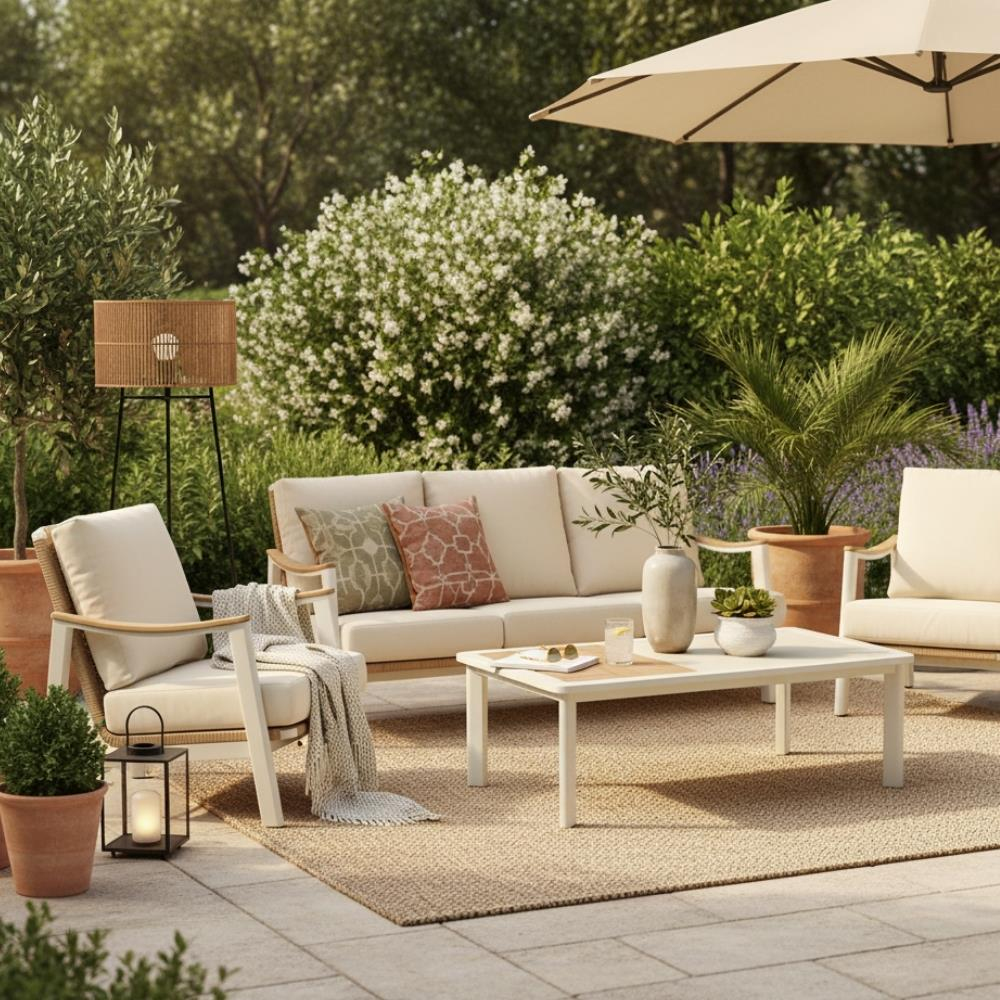 Nuu Garden Riesling Wicker Seating Group