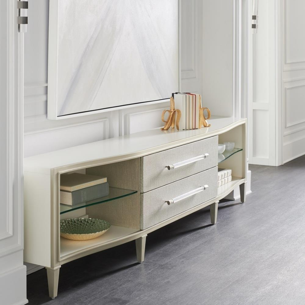 Caracole Put On A Show Pearly White Konsol