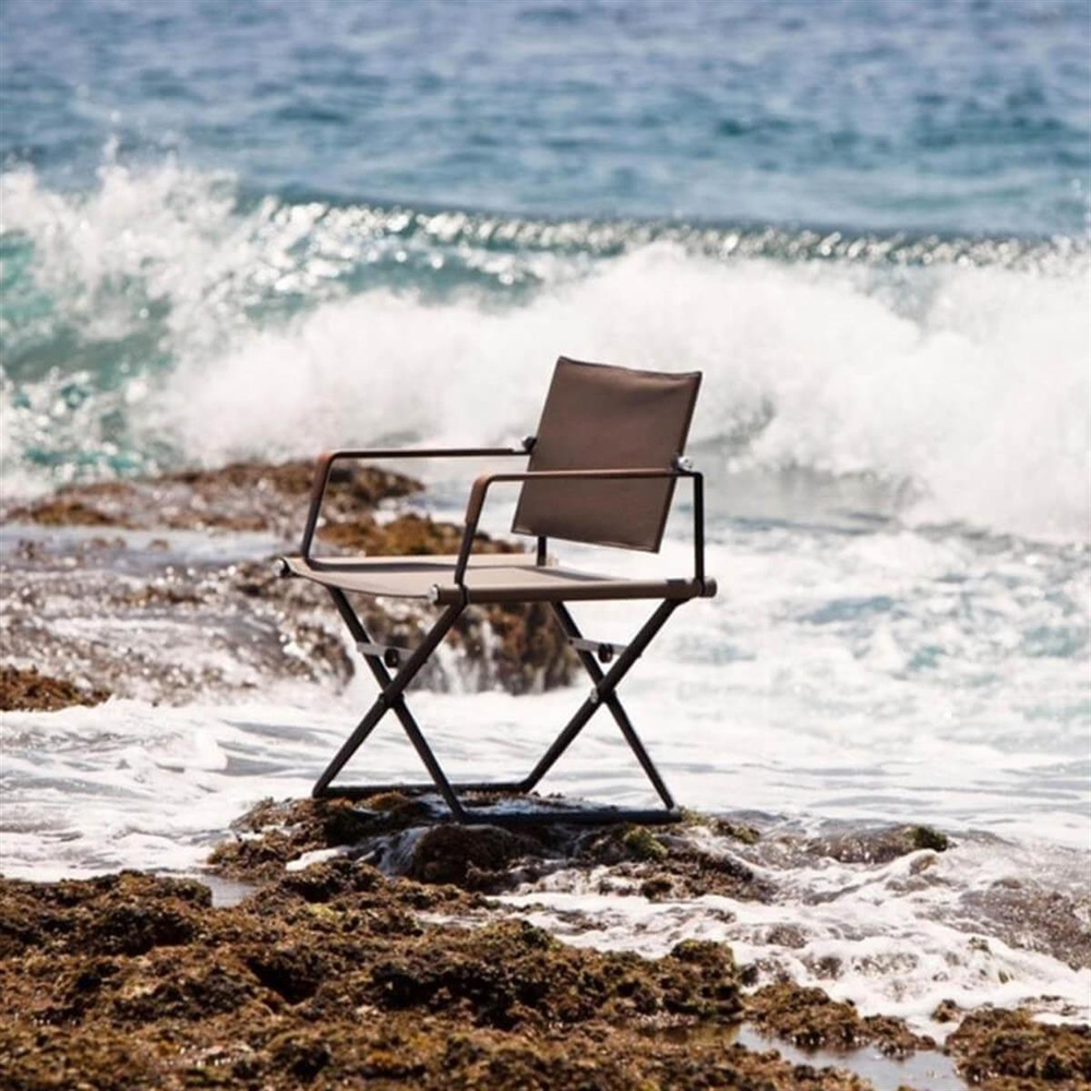 Dedon Seax White Sail Dove Directors Chair