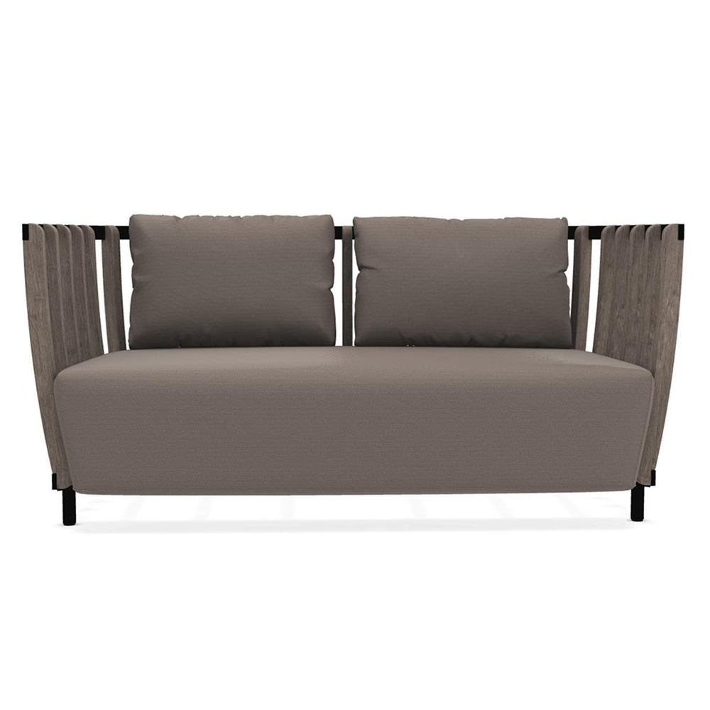 Ethimo Swing XL Sepia Black 3-Seater Sofa