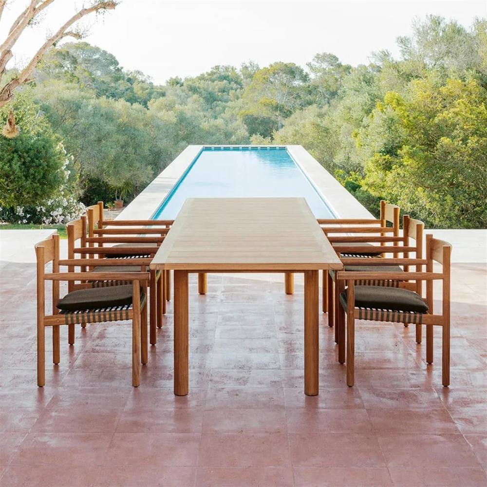 Dedon Tibbo Teak Dining Table