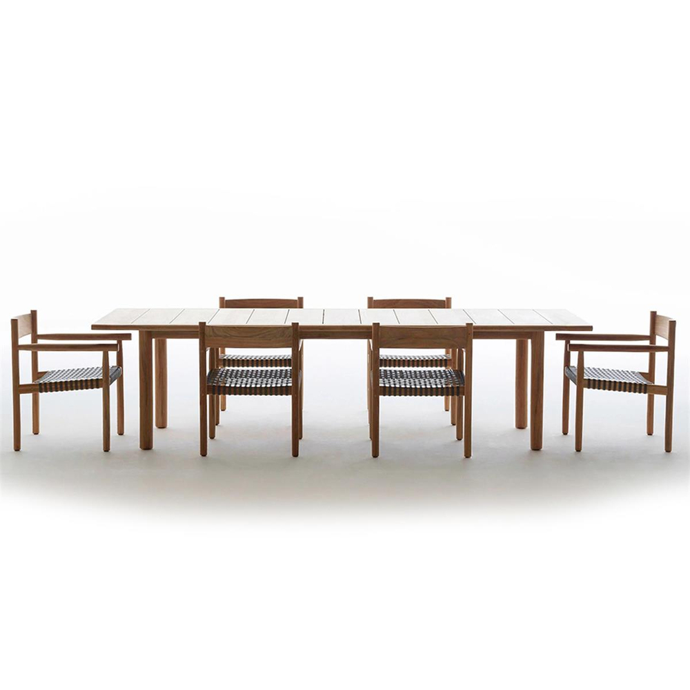 Dedon Tibbo Teak Dining Table 278 cm