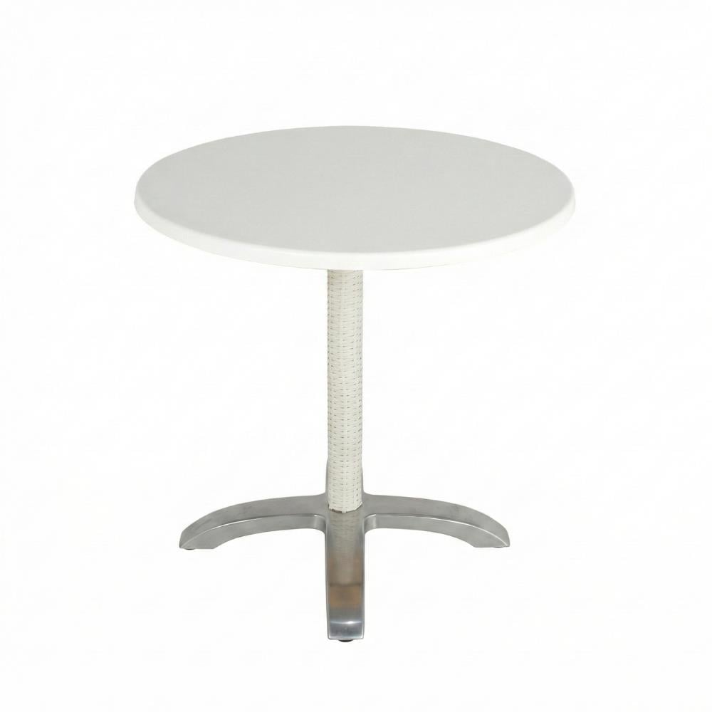 Trica White Round Table