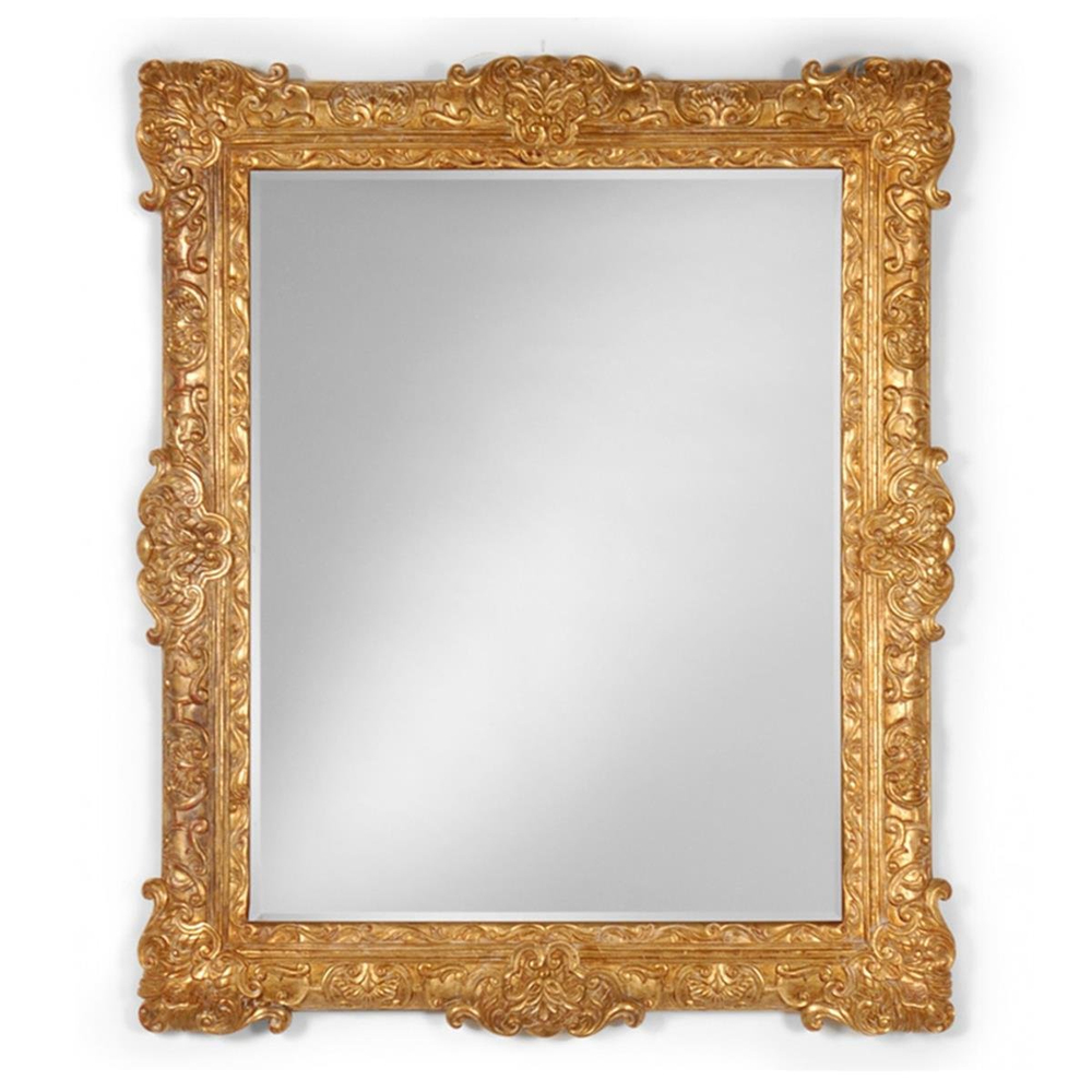 Jonathan Charles Versailles Light Antique Gold Floral Mirror