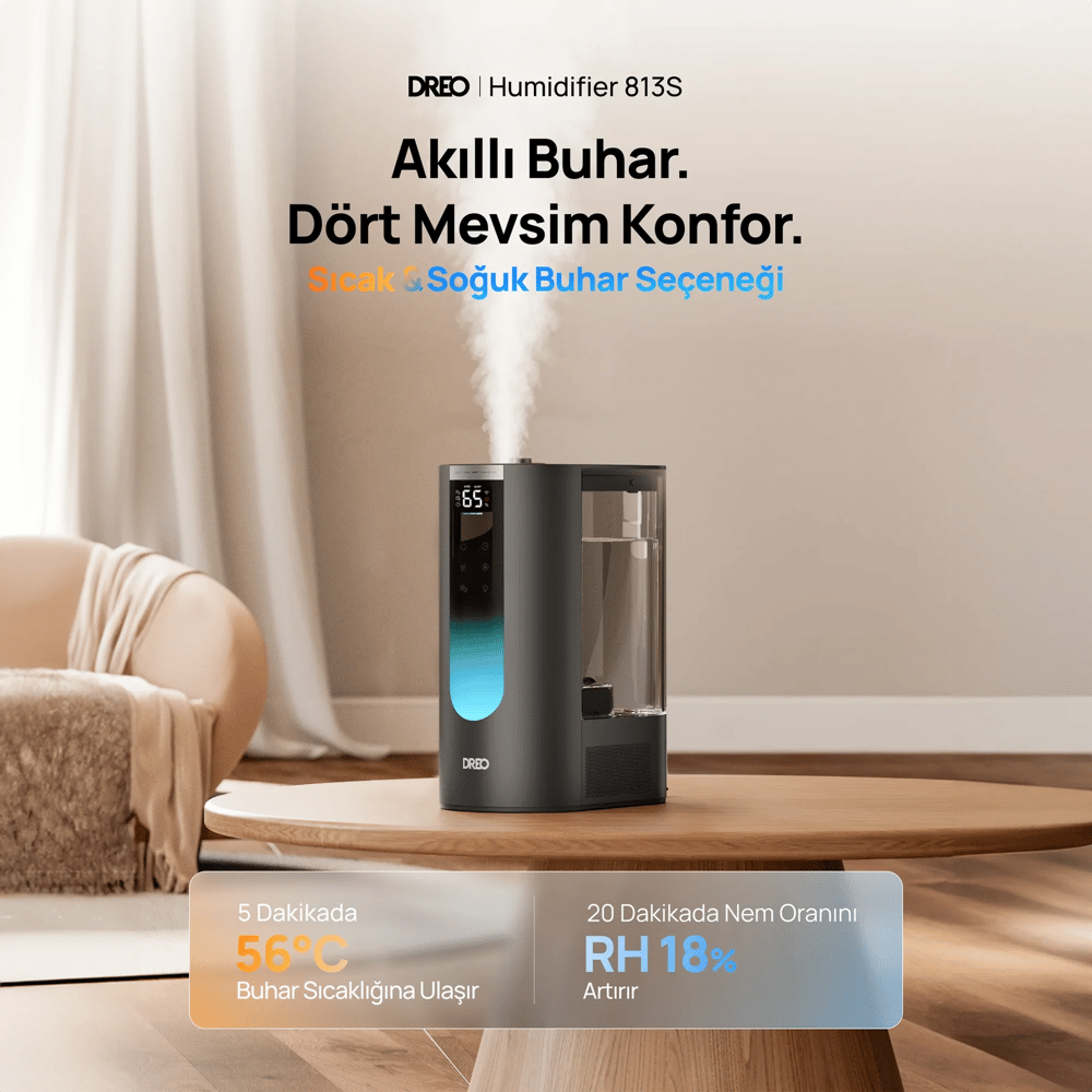 DREO 813S Akıllı Ultrasonik Hava Nemlendirici