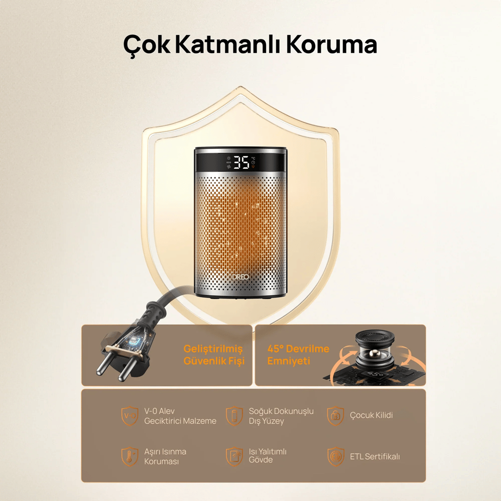 DREO Atom 416 Akıllı Elektrikli Isıtıcı