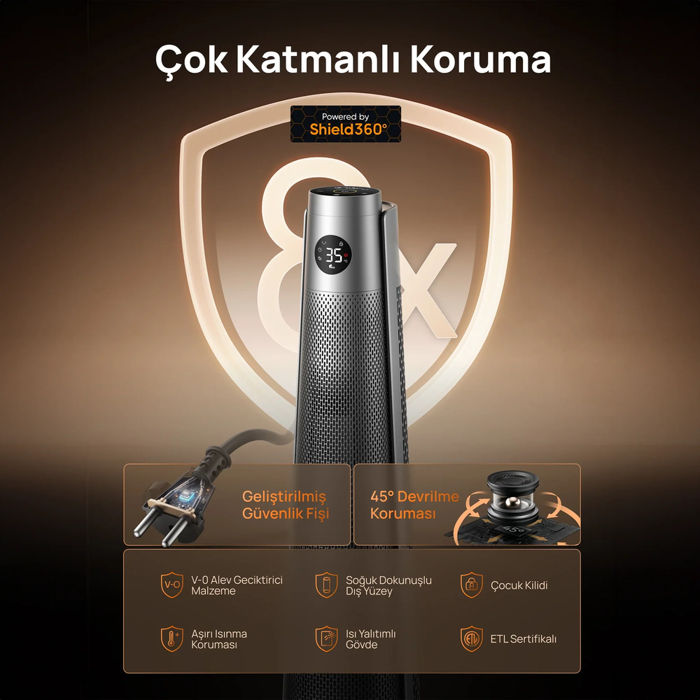 DREO Solaris 718 Akıllı Elektrikli Isıtıcı