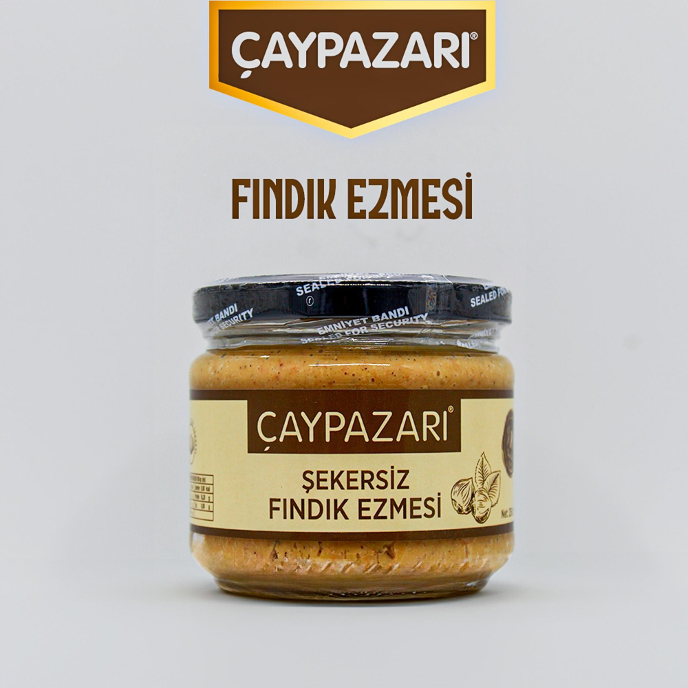 ÇAYPAZARI ŞEKERSİZ FINDIK EZMESİ 250 GR.