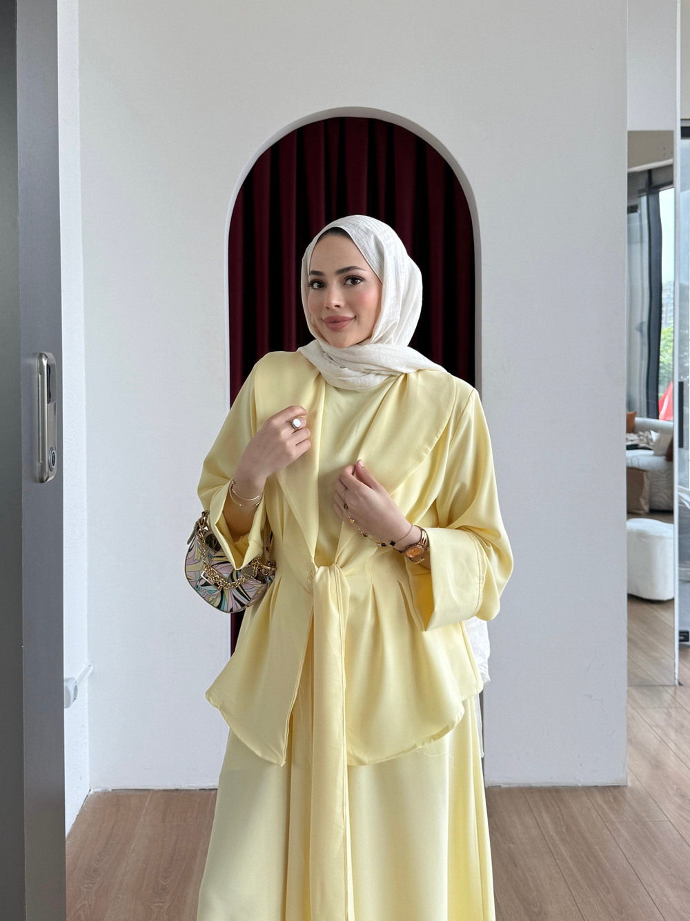 Belden Oturtmalı Kuşaklı Takım Sarı