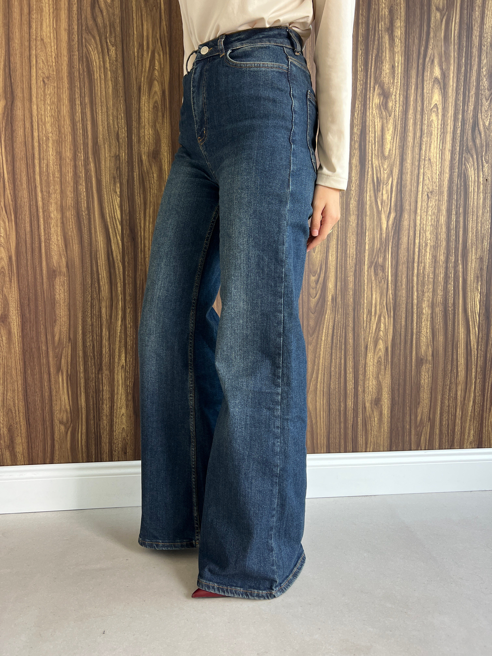 Denim Pantolon Lacivert