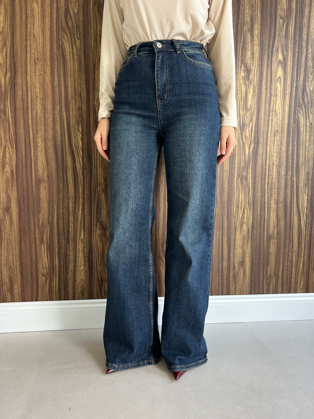 Denim Pantolon Lacivert