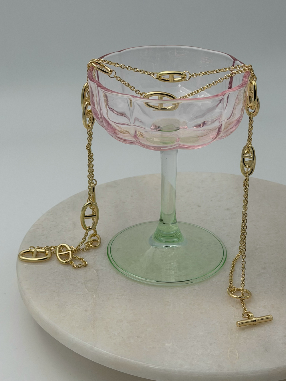 Marka Model Herm. Gold Ayarlanabilir Kolye