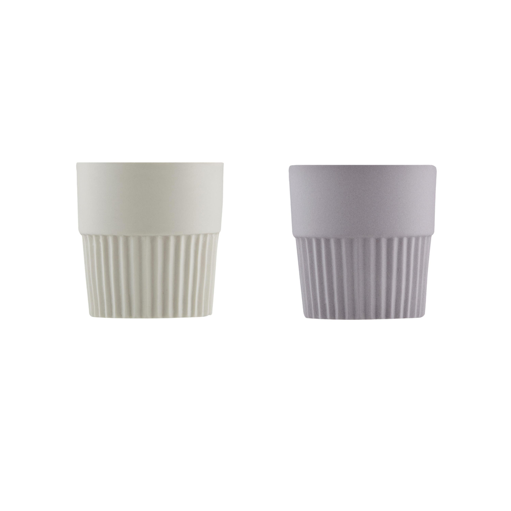 Love Edward Espresso Cup - 2 Pieces / Lilac - White
