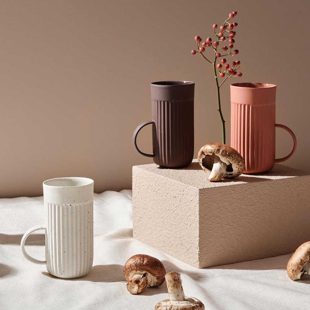 Love Edward Lungo Coffee Cup / Brick Red