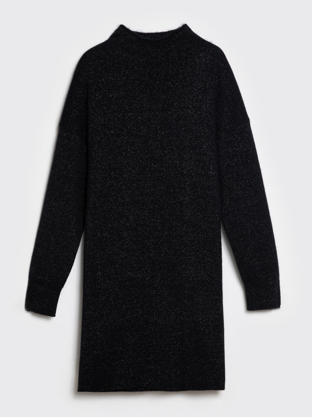 Organic Cotton and Lurex Dress ELB7496SIYAH