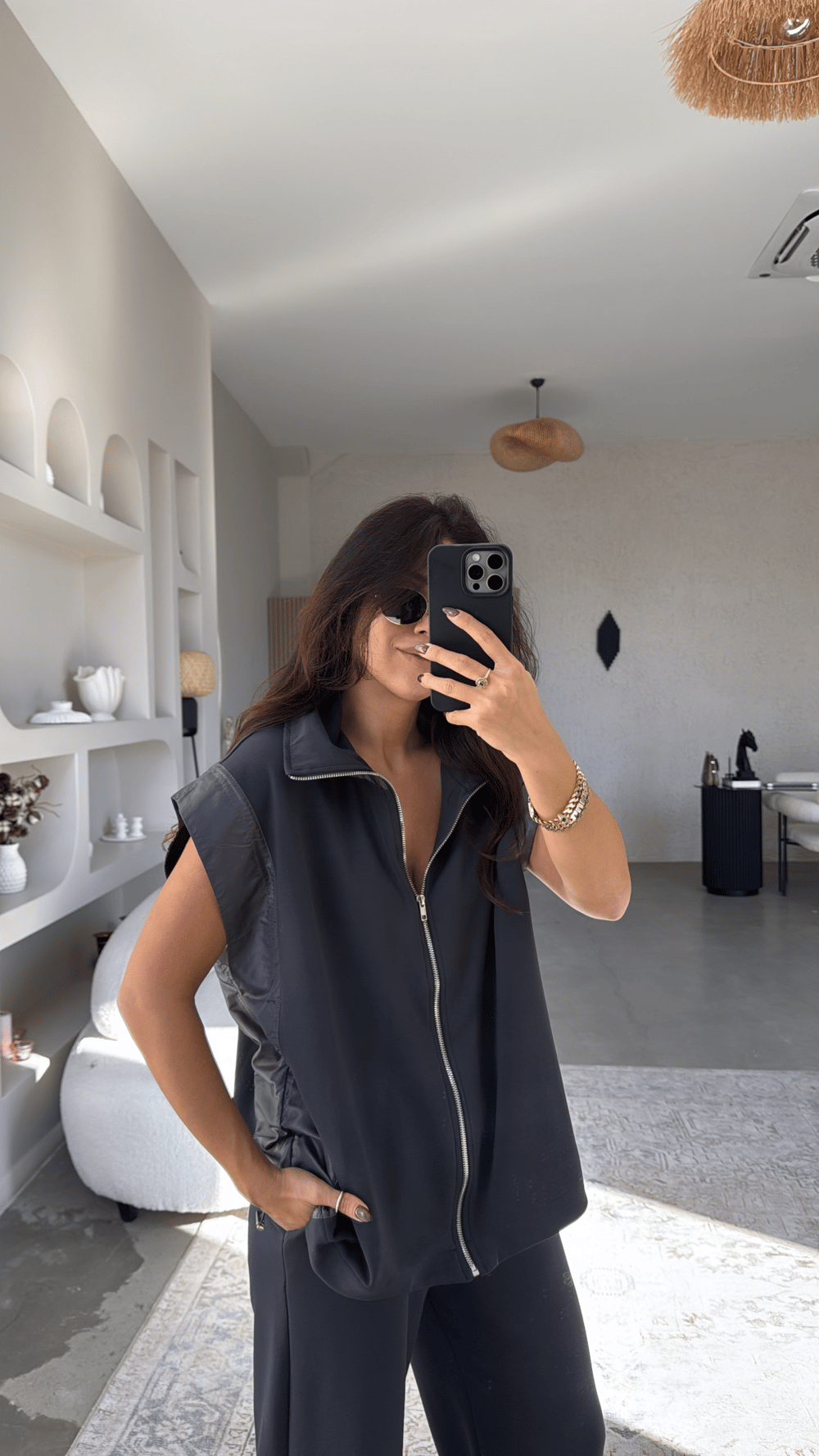 Antrasit Paraşüt Kumaş Detaylı Marka Model Takım
