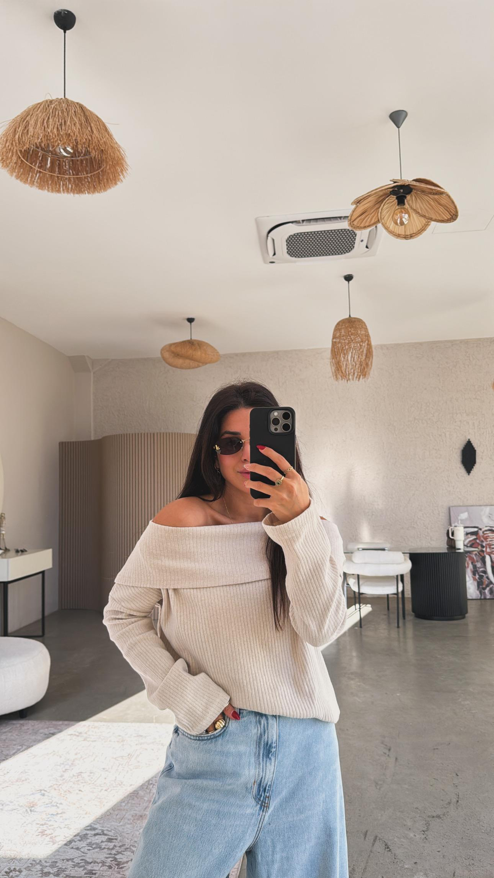 Bej Madonna Basic Bluz