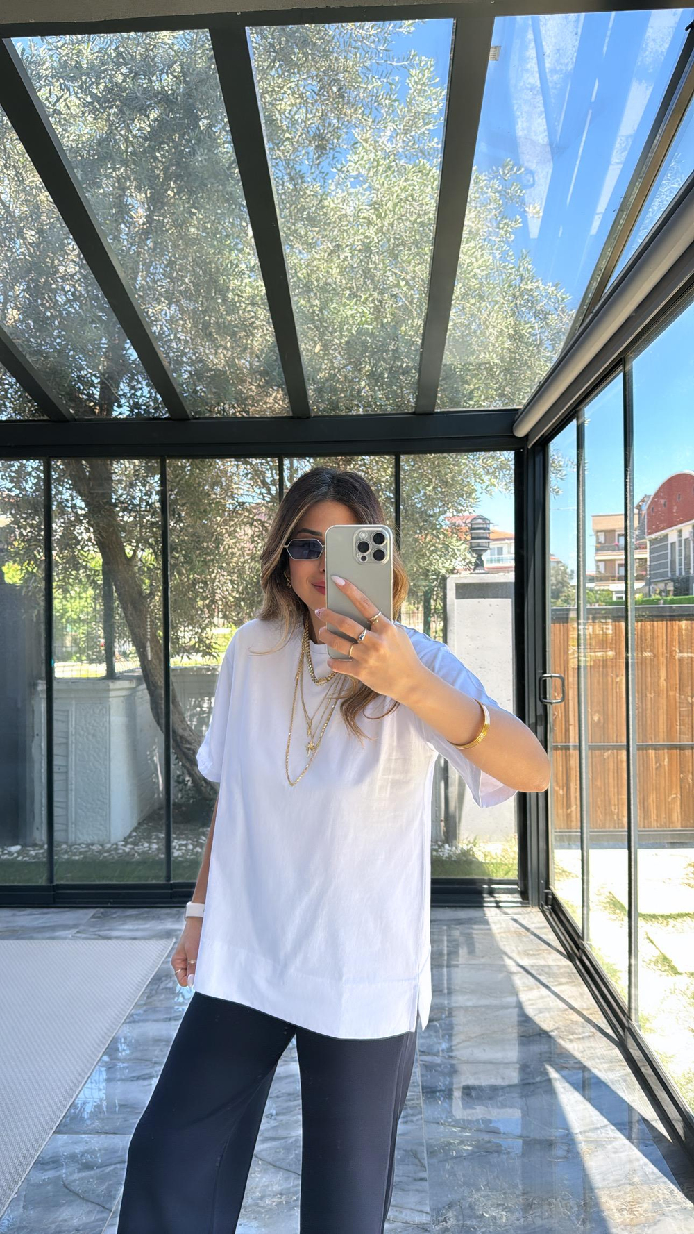 Beyaz Gss Tshirt