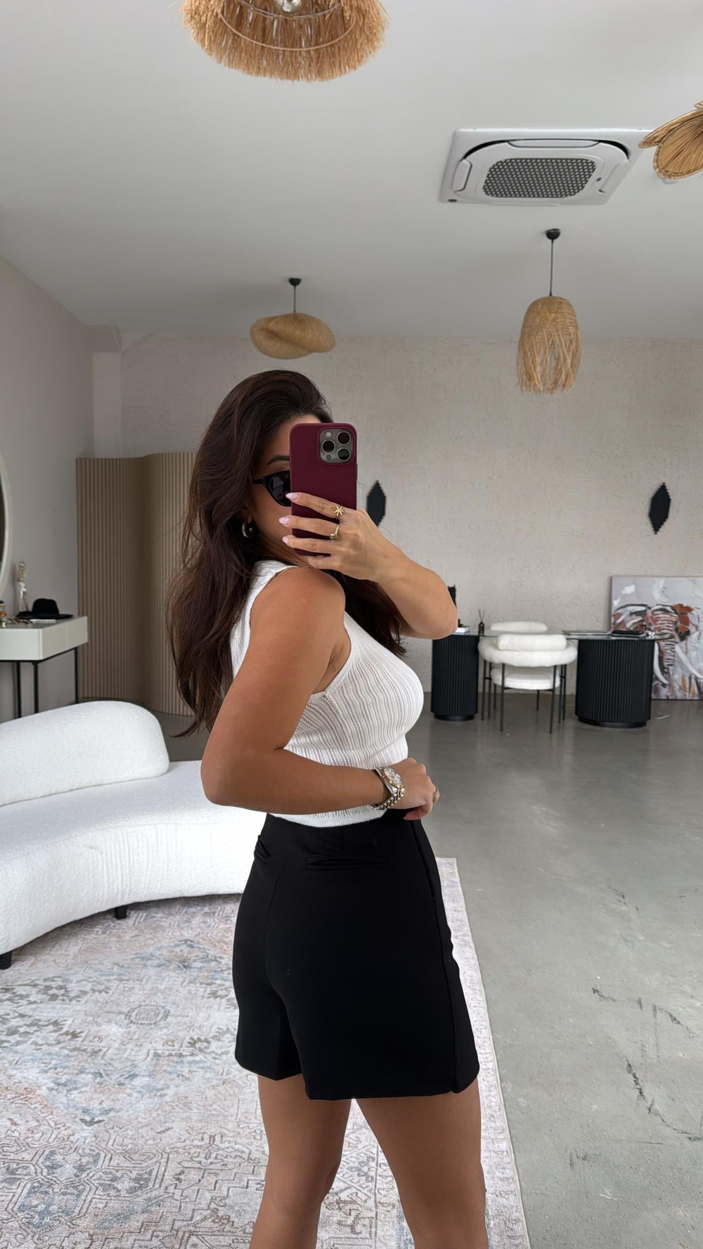 Çelik Kumaş Premium Şort Etek