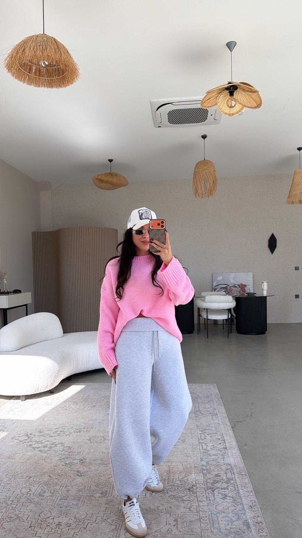 Gri Beli Katlı Şardonlu Brshk Model Eşofman