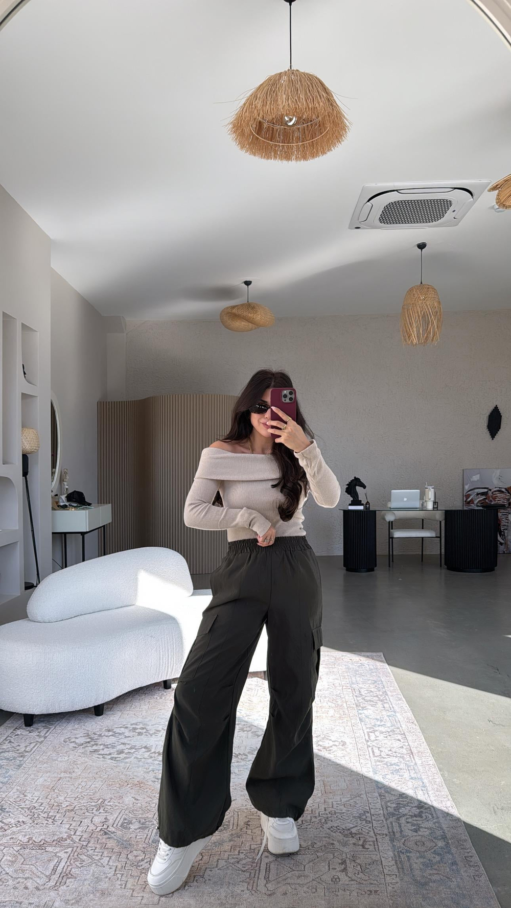 Haki ZR Paraşüt Pantolon