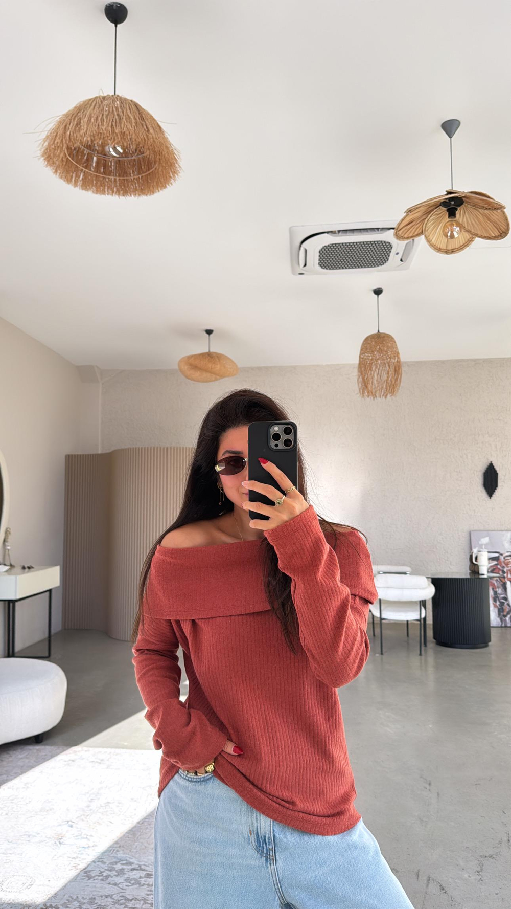 Kiremit Madonna Basic Bluz