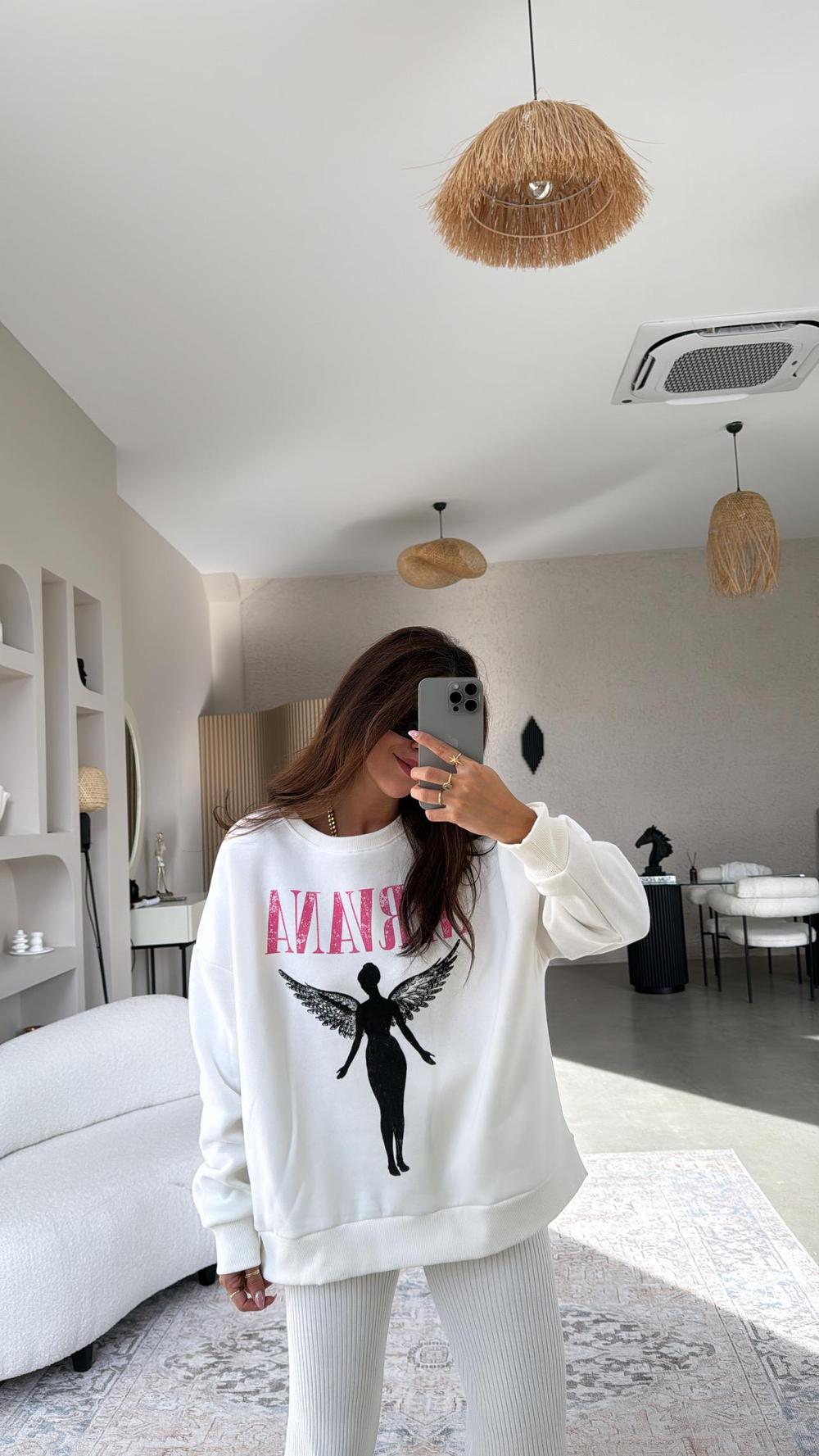 Nirvana Üç İplik Sweatshirt