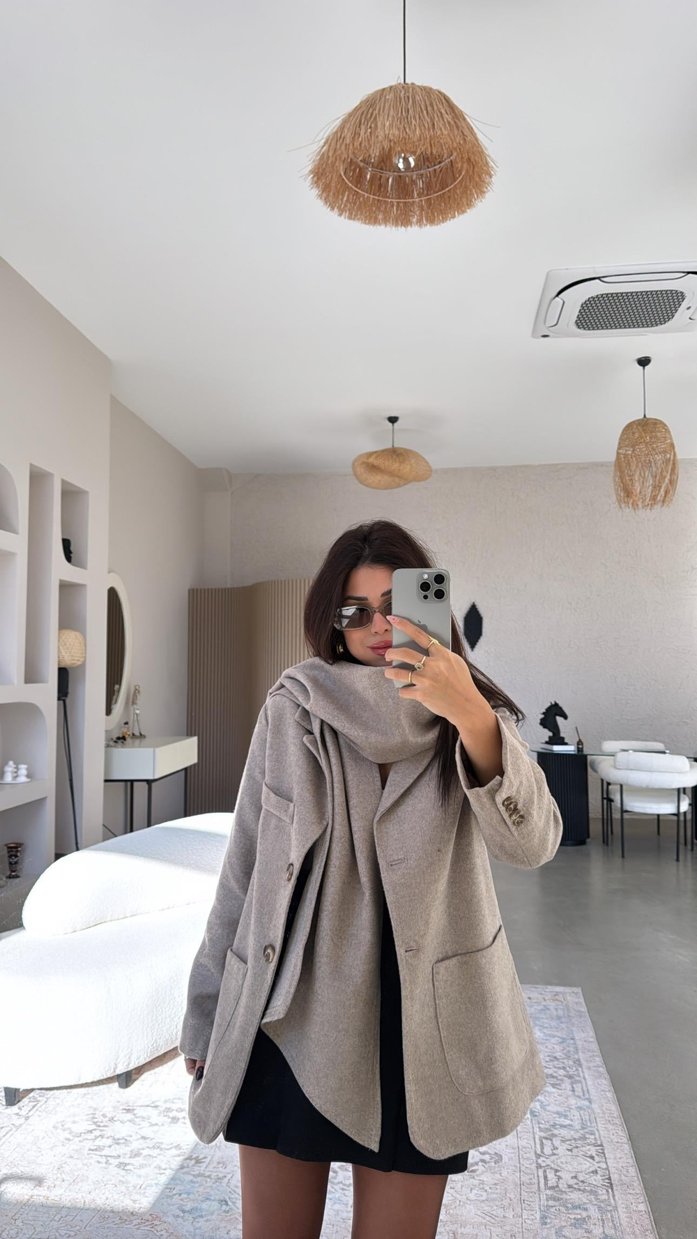 Premium Kaşe Şallı Ceket