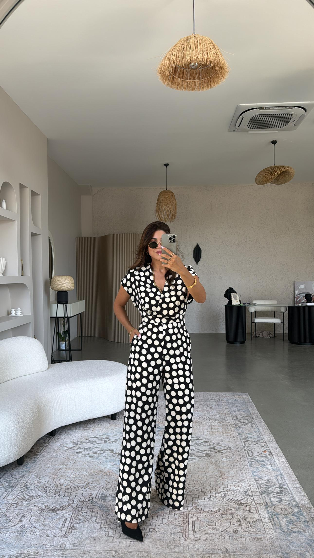 Puantiyeli Desenli Mng Tulum