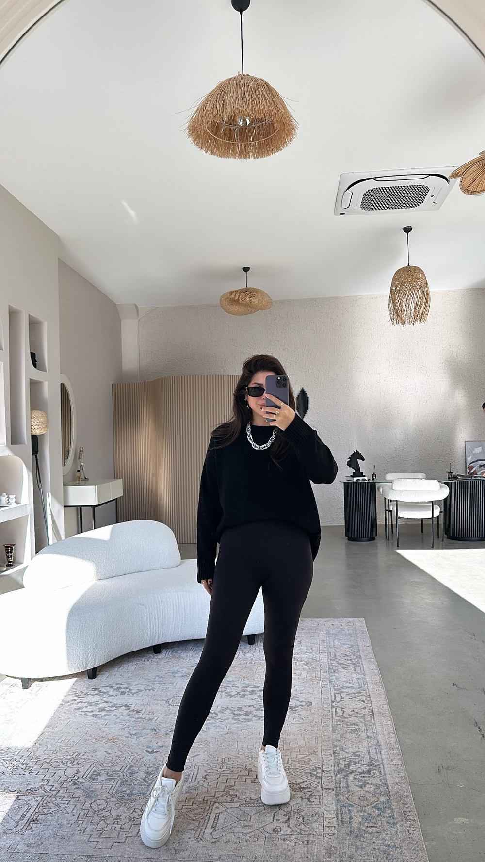 Siyah Oys Basic Orijinal Tayt