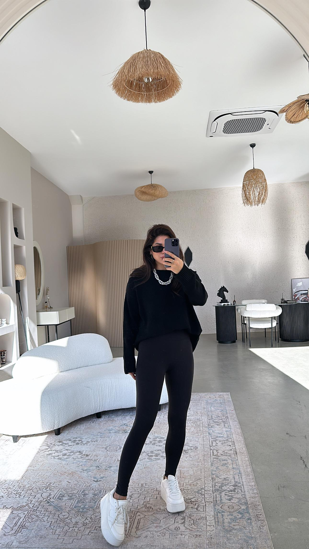 Siyah Oys Basic Orijinal Tayt