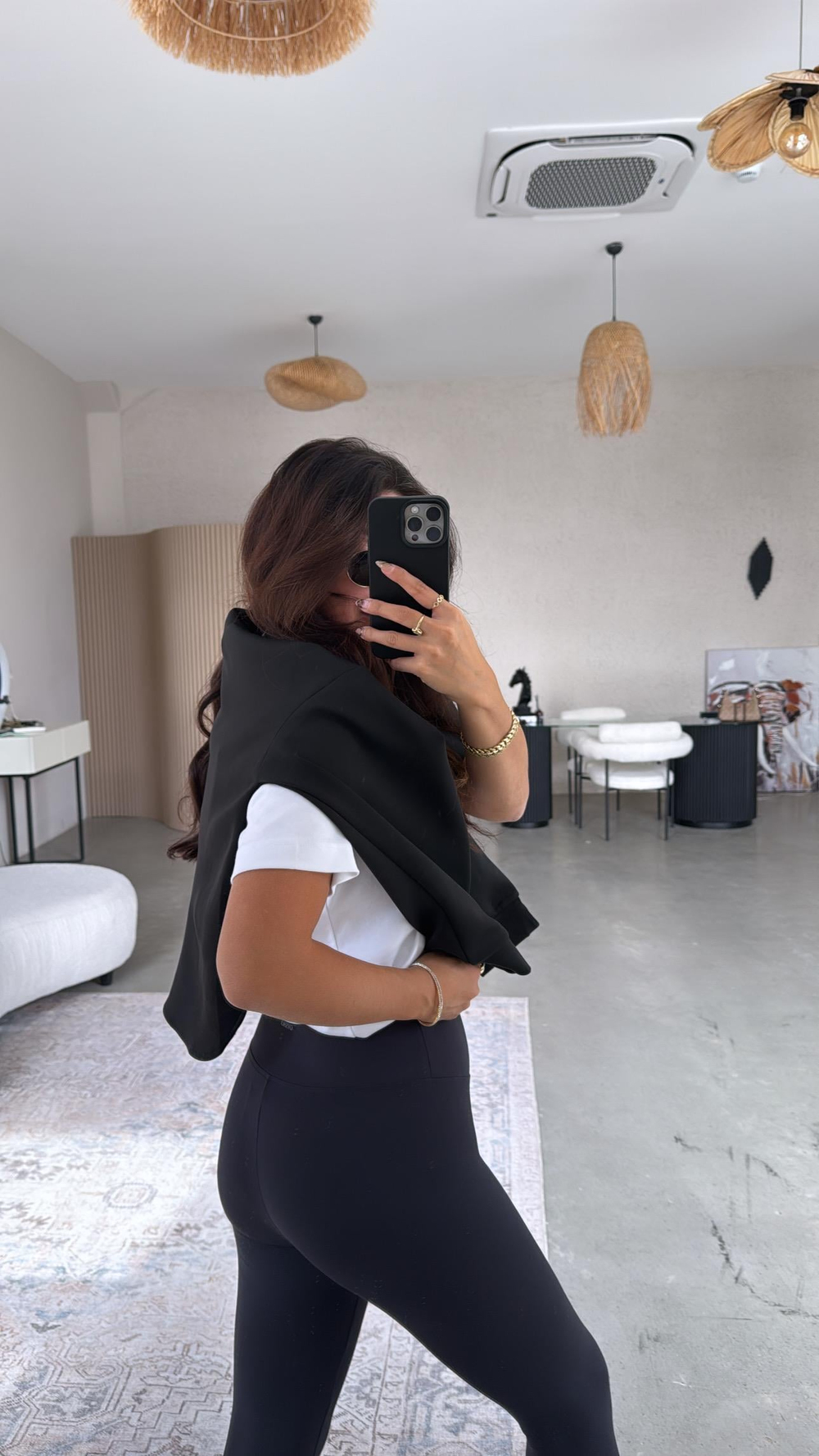 Siyah Oys Basic Tayt