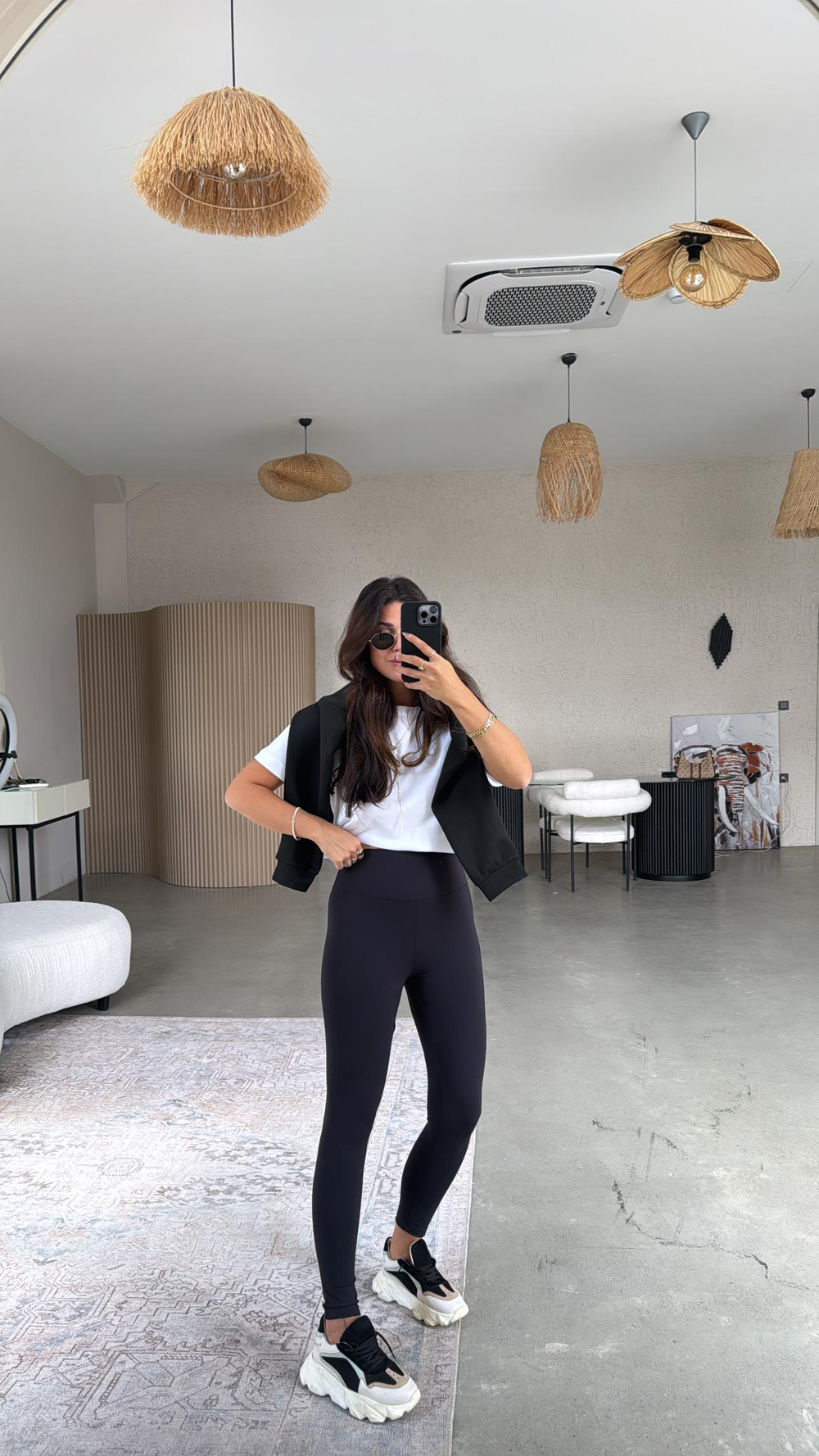 Siyah Oys Basic Tayt