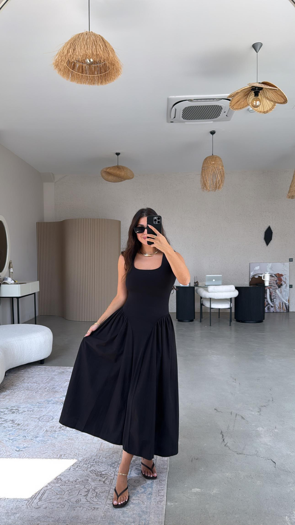 Siyah Sofia Elbise