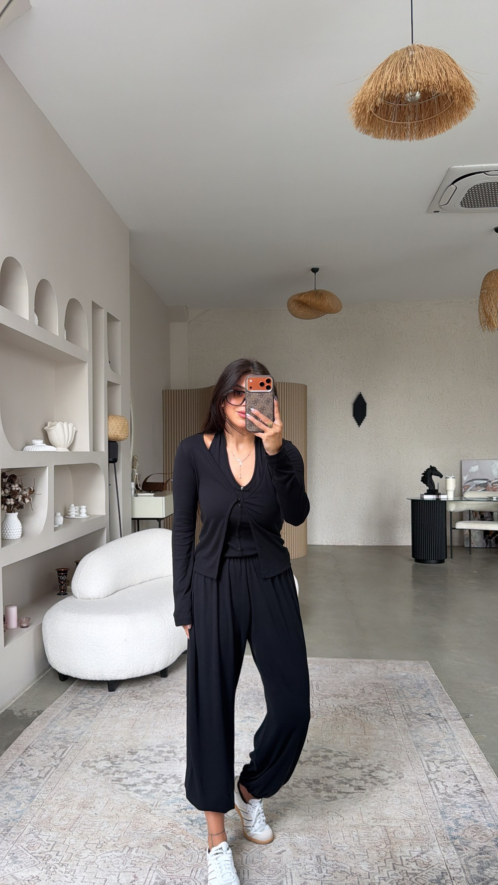 Siyah ZR Model Kendinden Yelekli İnce Takım