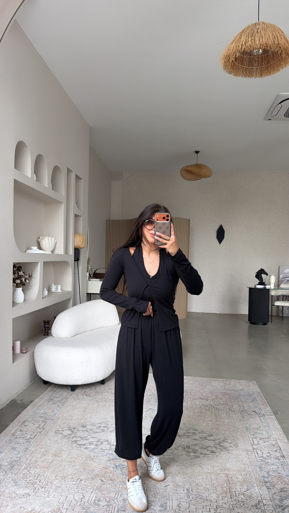 Siyah ZR Model Kendinden Yelekli İnce Takım