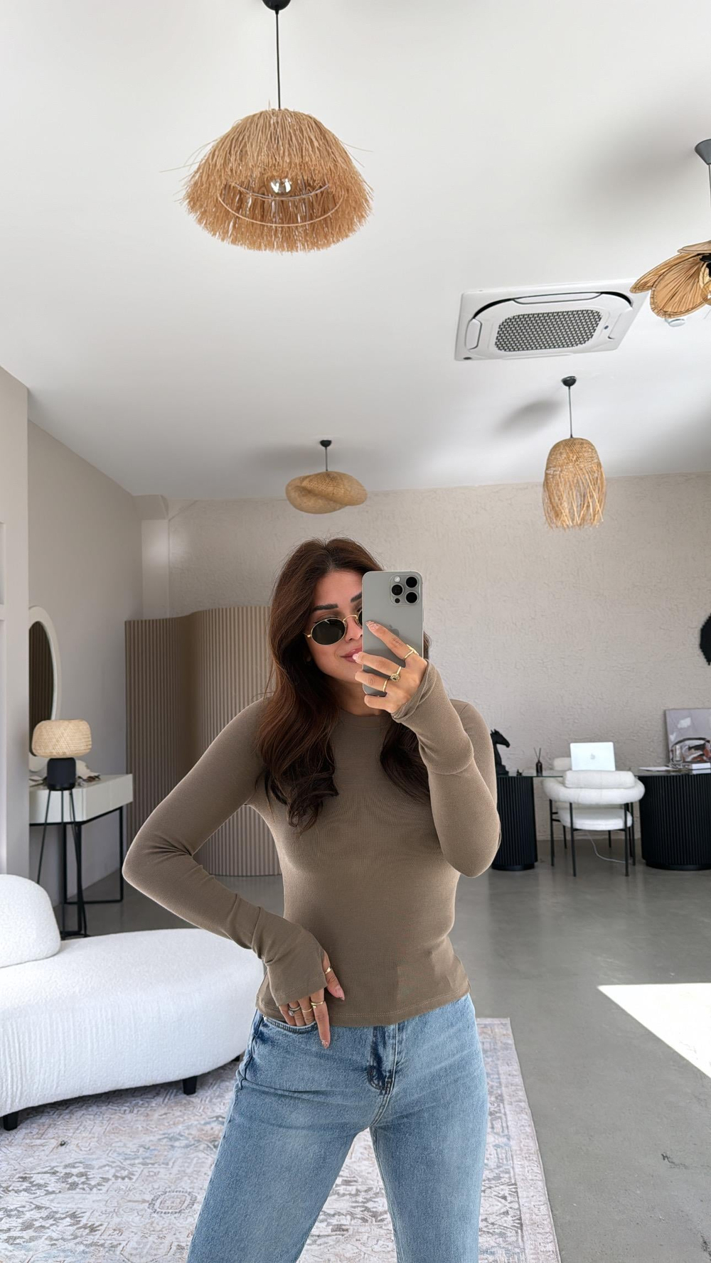 Vizon Parmak Geçme Oys Kumaş Body
