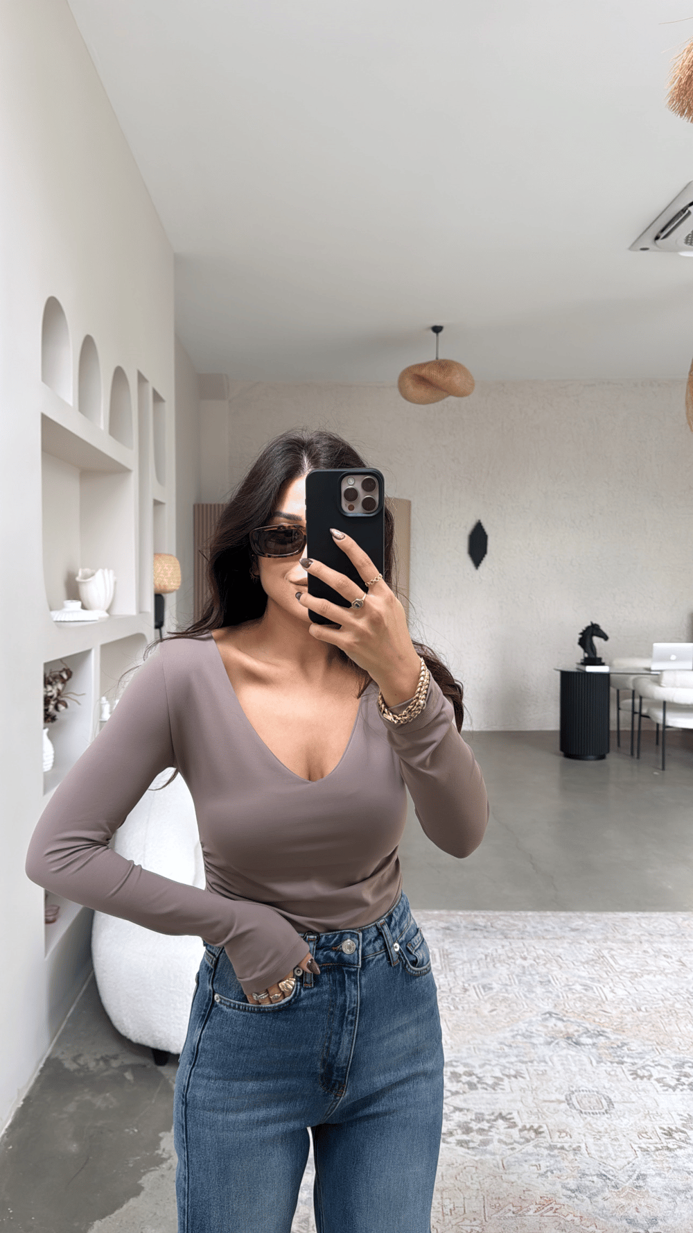 Vizon V Yaka Polyamid Bodysuit
