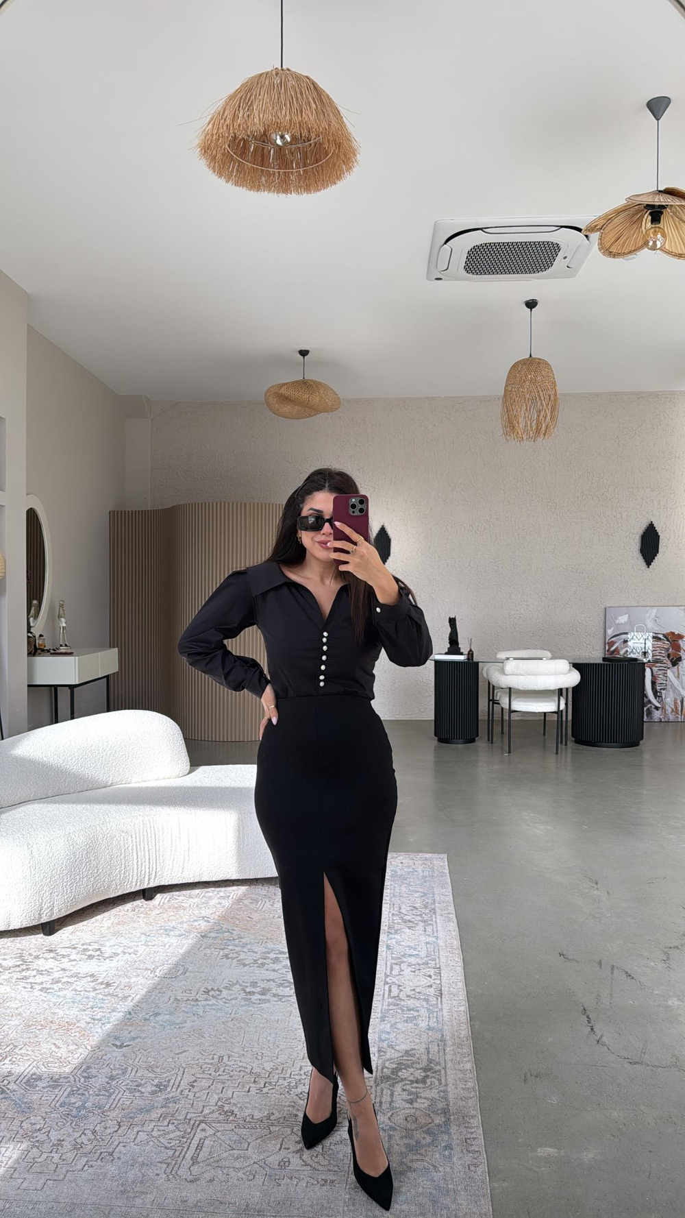 ZR Model Çelik Yırtmaçlı Etek