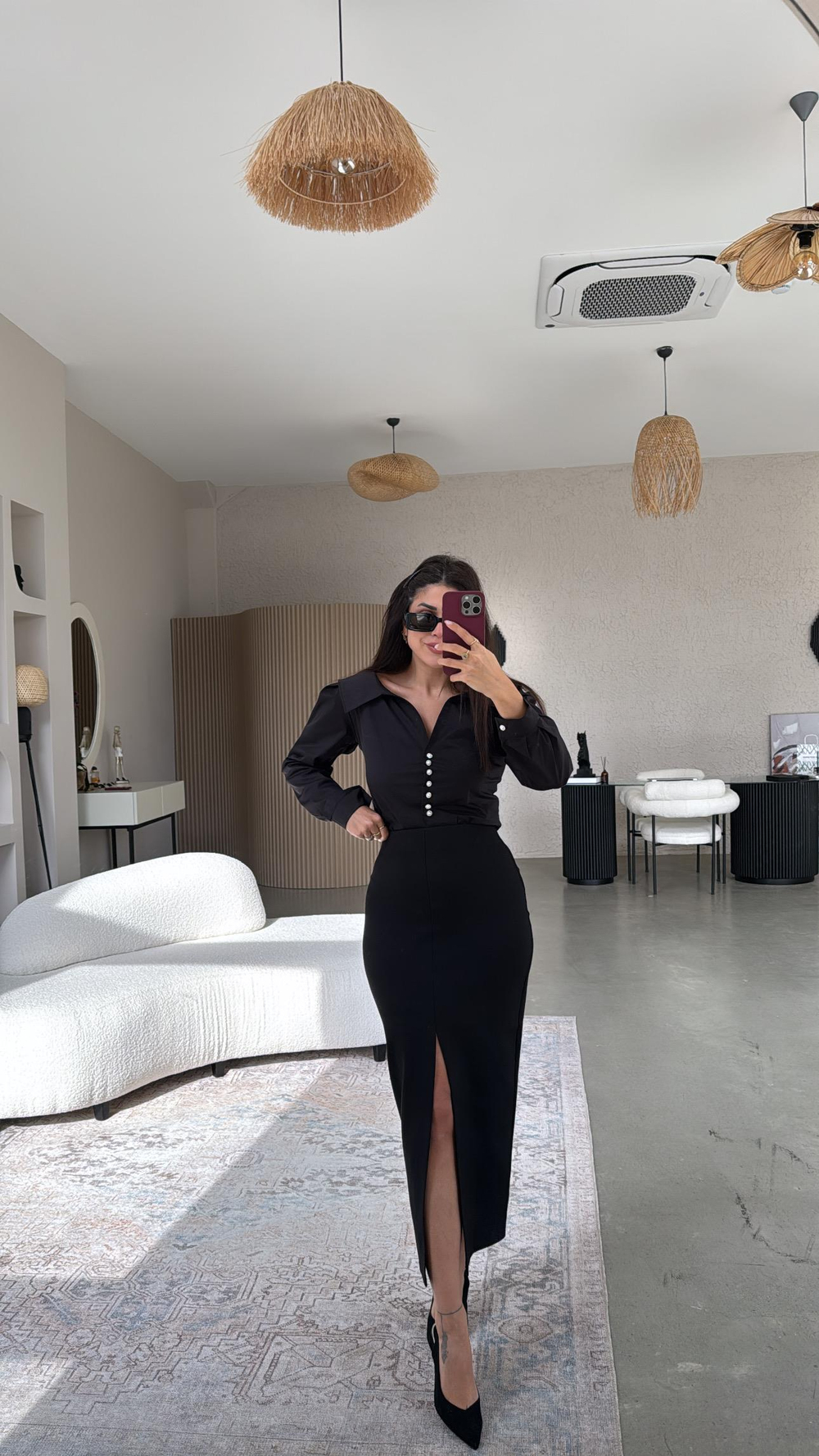 ZR Model Çelik Yırtmaçlı Etek