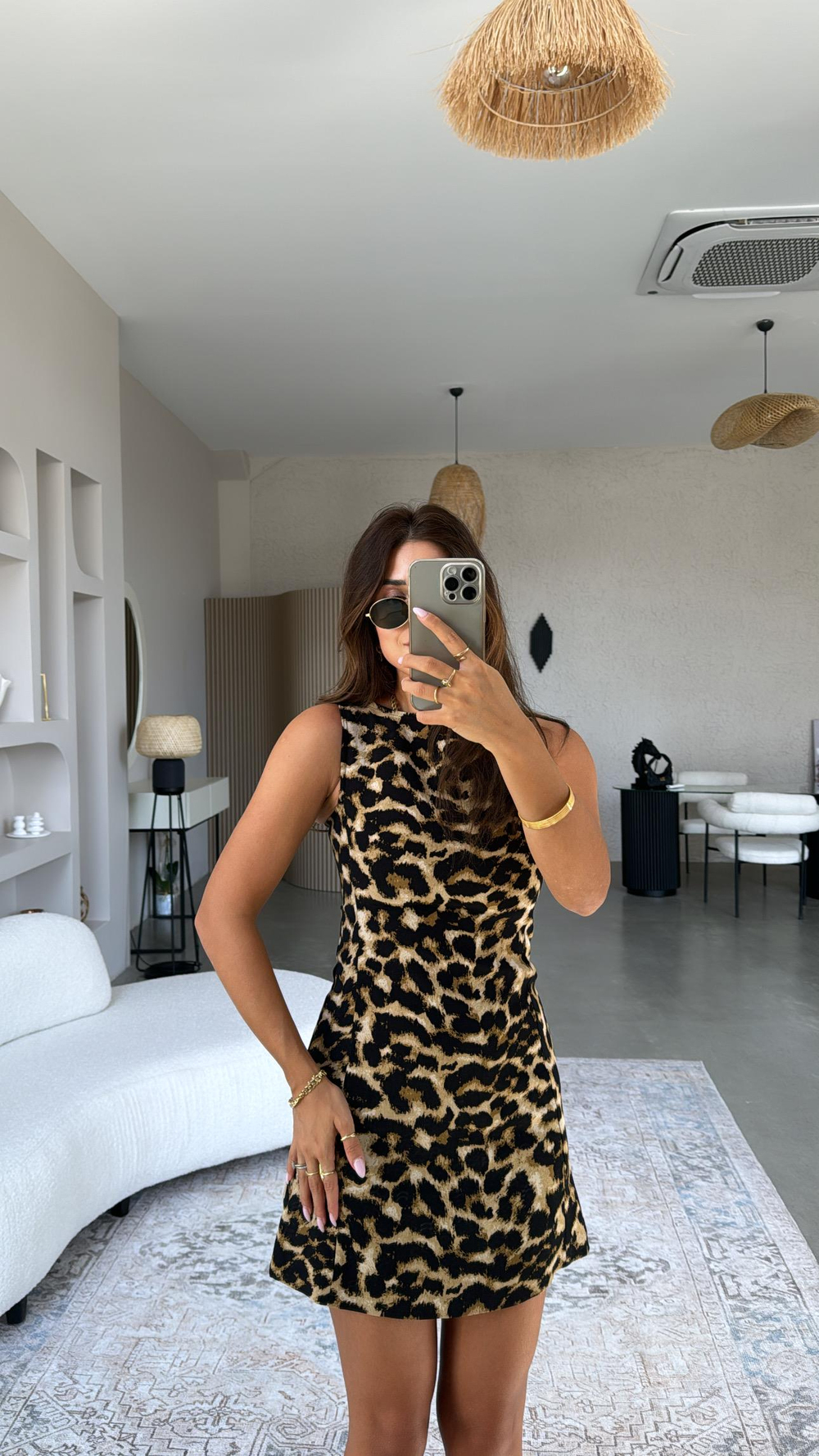 ZR Model Leopar Elbise