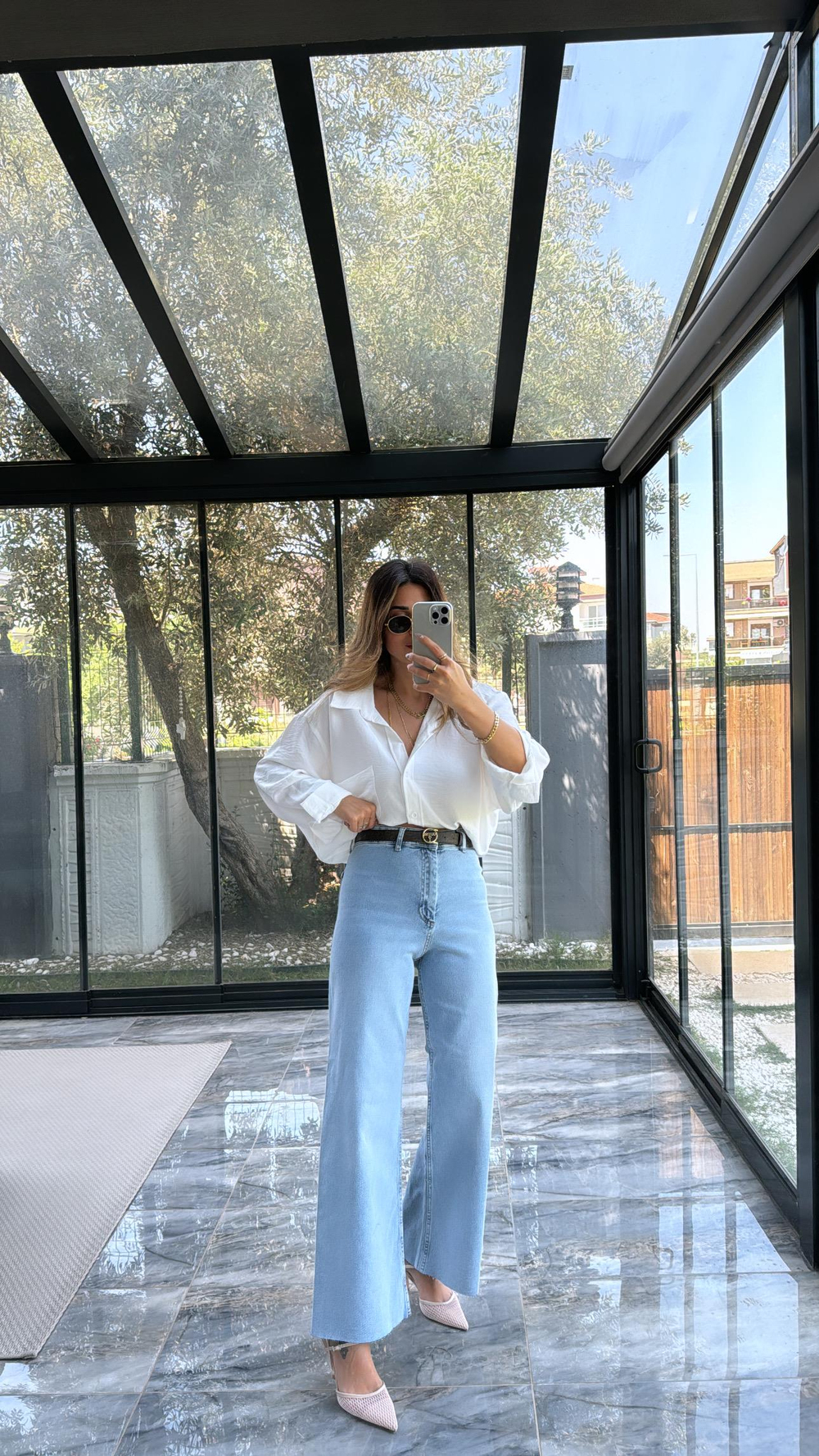 ZR Yüksek Bel Likralı Jean
